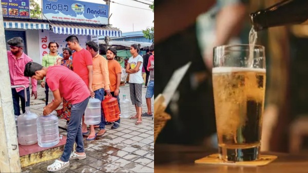 'சில்லென்ற பெங்களூர்' தண்ணீருக்கு மட்டுமல்ல பீருக்கும் தட்டுப்பாடாம்!! 