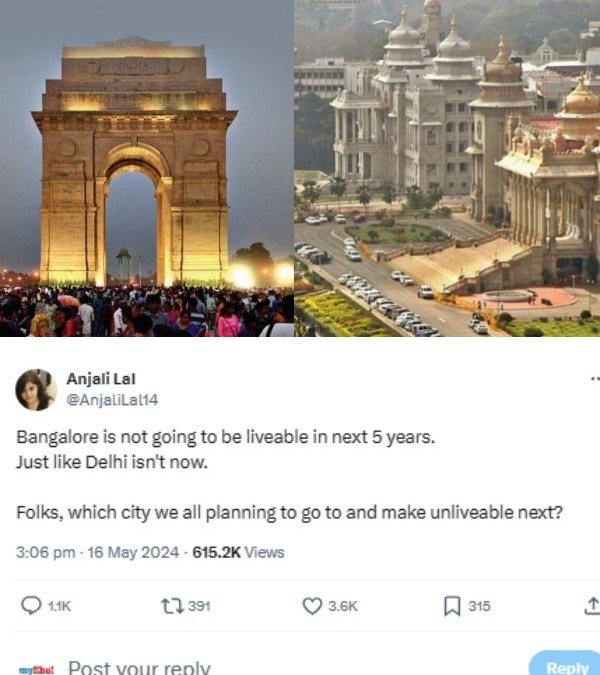 மனிதர்கள் வாழத் தகுதியற்ற நகரமா டெல்லி, பெங்களூரு?  அனல் பறக்கும் விவாதம்..