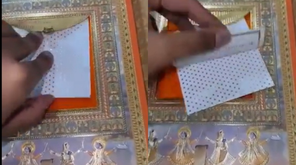 கல்யாணத்துக்கு பத்திரிக்கை அனுப்ப சொன்னா மினி கோயிலையே அனுப்பி வச்சி இருக்காங்க!! கல்யாணத்துக்கு பத்திரிக்கை அனுப்ப சொன்னா மினி கோயிலையே அனுப்பி வச்சி இருக்காங்க!!