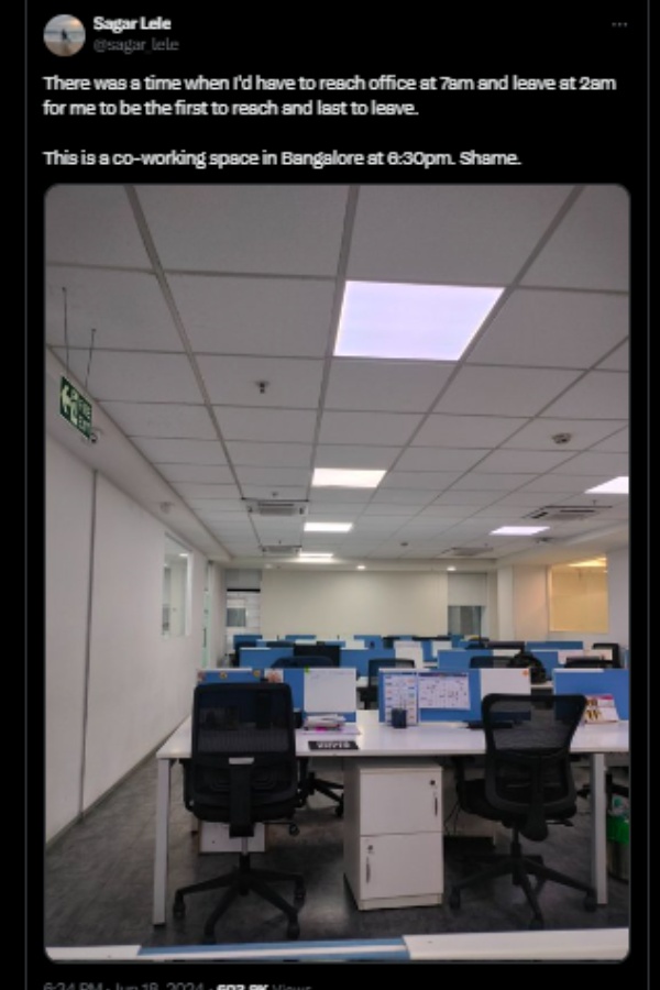 வாயை கொடுத்து வாங்கிக்கட்டிக்கொண்ட ஸ்டார்ட்அப் நிறுவனர்.. 6.30க்கு வீட்டுக்கு கிளம்புவது குத்தமா..? வாயை கொடுத்து வாங்கிக்கட்டிக்கொண்ட ஸ்டார்ட்அப் நிறுவனர்.. 6.30க்கு வீட்டுக்கு கிளம்புவது குத்தமா..?