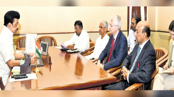 தமிழ்நாட்டில் குவாண்டம் கம்ப்யூட்டிங் சென்டரா..மு.க.ஸ்டாலின் முக்கிய பேச்சுவார்த்தை..! 