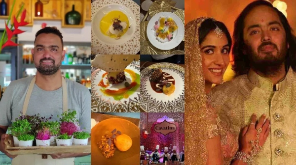  ஆனந்த்- ராதிகா திருமணத்தில் விருந்தினர்களை சுவையில் தெறிக்க விட்ட சைவ சமையல் கலைஞர் இவர்தான்!