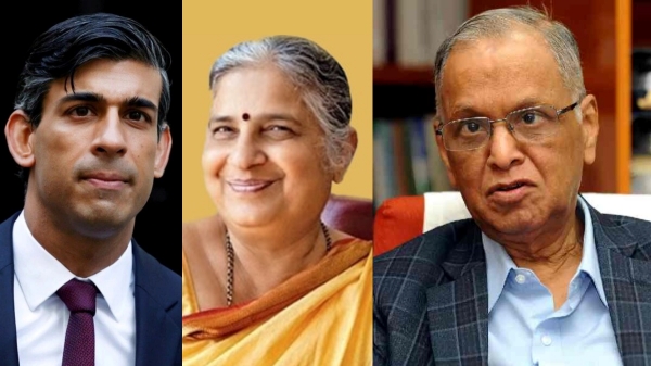 இன்போசிஸ் குடும்பத்தில் சோகம்..! மாமியார் மருமகன் அரசியல் அதிரடிகள்.. கொண்டாட்டம் டூ கண்ணீர்..! 