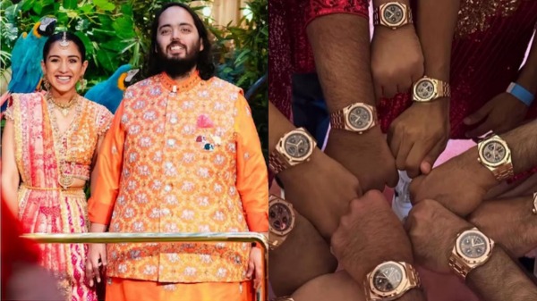 ஆனந்த் அம்பானி திருமணத்துக்கு வந்தவர்களுக்கு ரூ.1.5 கோடி மதிப்புள்ள வாட்ச் கிப்ட்..! ஆனந்த் அம்பானி திருமணத்துக்கு வந்தவர்களுக்கு ரூ.1.5 கோடி மதிப்புள்ள வாட்ச் கிப்ட்..!