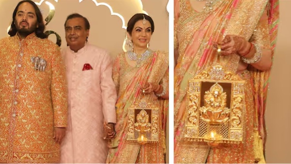  பூராவுமே தங்கத்தில் செஞ்சது.. மகனின் திருமணத்திற்கு நிதா அம்பானி என்ன கொண்டு வந்தார் தெரியுமா? 