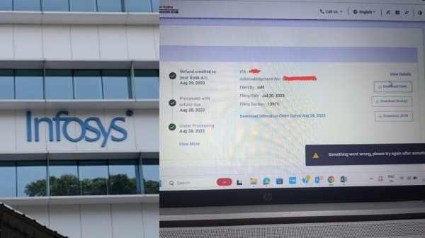 இ-ஃபைலிங் போர்டலில் ஏற்பட்ட பிரச்சனை.. இன்போசிஸ் நிறுவனத்திற்கு கொடுத்த 4200 கோடி வேஸ்ட்..! 