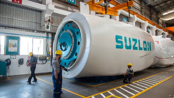 NTPC நிறுவனத்திடமிருந்து புதிய ஆர்டரை வென்றதால் சரிவிலிருந்து மீண்ட சுஸ்லான்.. பங்குகள் 3% உயர்வு! 