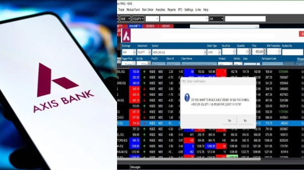  ஆக்சிஸ் பேங்க் டிரேடிங் தளத்தில் டெக்னிக்கல் க்ளிட்ச்! வாடிக்கையாளரின் டேட்டாக்களுக்கு அபாயம்!