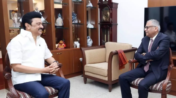 தமிழ்நாட்டில் டாடா குழுமத்தின் அடுத்த மெகா முதலீடு.. ஸ்டாலின் உடன் என்.சந்திரசேகரன் முக்கிய ஆலோசனை!! தமிழ்நாட்டில் டாடா குழுமத்தின் அடுத்த மெகா முதலீடு.. ஸ்டாலின் உடன் என்.சந்திரசேகரன் முக்கிய ஆலோசனை!!