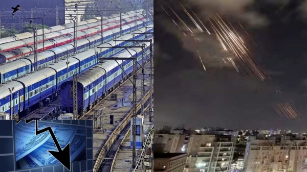 ரயில்வே பங்குகளை கீழே தள்ளிய இஸ்ரேல் ஈரான் போர்.. 8% சரிவு..!!
