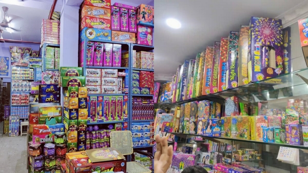  திருச்சியில் சக்கை போடு போடும் பட்டாசு விற்பனை.. பட்டாசு கடை விற்பனையாளர்களுக்கு கொண்டாட்டம்! 