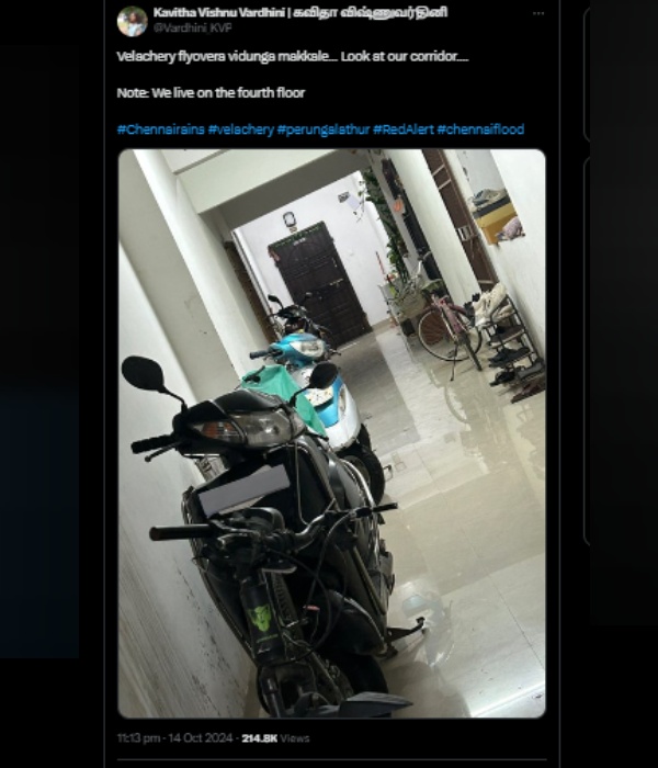 என்ன பெரிய வேளச்சேரி பிரிட்ஜ்.. இந்த அப்பார்ட்மென்ட்-ஐ பாருங்க கொஞ்சம்..! 