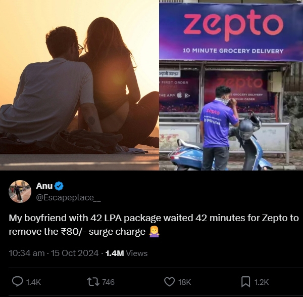  ரூ. 42 லட்சம் சம்பளம் வாங்கிட்டு 80 ரூபாய்க்கு போராடும் பாய் பிரண்ட்.. கடுப்பான கேர்ள் பிரண்ட்..!!