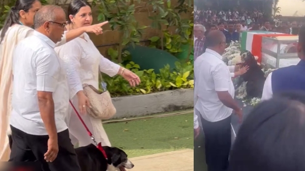 ரத்தன் டாடா உடலை விட்டு இறங்காத வளர்ப்பு நாய்.. மொத்த கூட்டமும் கண்ணீர்..!! 