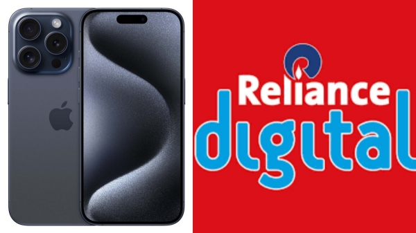 ஆப்பிள் பிரியர்களுக்கு குட் நியூஸ்.. ரூ.99,900-க்கு ஐபோன் 15 ப்ரோவை வழங்கும் ரிலையன்ஸ் டிஜிட்டல்!