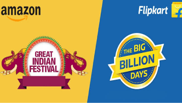 தீபாவளி ஷாப்பிங் அமோகம்.. அமேசான், பிளிப்கார்ட் கல்லா கட்டியது..!! 