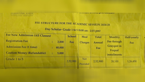  1-ஆம் வகுப்புக்கே ரூ.4 லட்சம் பள்ளி கட்டணமா? X தளத்தில் சூடு பிடிக்கும் விவாதம்!