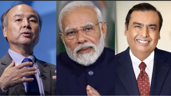 அம்பானியை மீட் பண்ணிட்டு, நேரா மோடி உடன் மீட்டிங்.. மசாயோஷி சன் அதிரடி..! 