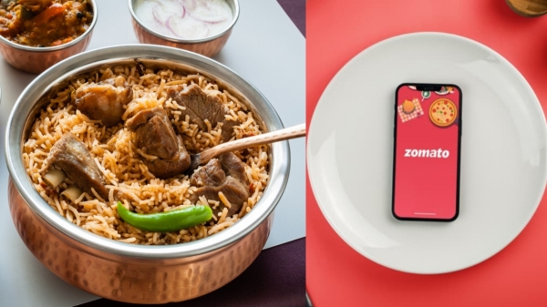 ஒருவேளை உணவுக்கு ரூ. 5 லட்சம்! 9 ஆண்டுகளாக ஆதிக்கம் செலுத்தும் பிரியாணி! சோமேட்டோ அறிக்கையில் தகவல்!