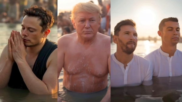  டிரம்ப், எலான் மஸ்க், மெஸ்ஸி இவங்க எல்லாம் மகா கும்பமேளாவுல கலந்துகிட்டாங்களா? வைரலாகும் போட்டோ.. 