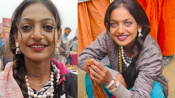  கரு கரு கண்களால் கயல்விழி கொல்கிறாள்..! கும்பமேளாவில் வைரலான மோனாலிசாவுக்கு பட வாய்ப்பு!