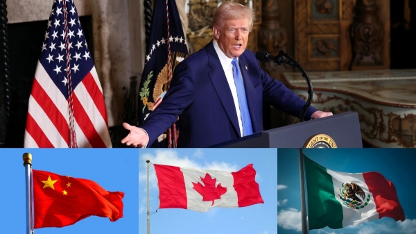 டிரம்ப்-ன் அதிரடி வரி.. சீனா, கனடா, மெக்சிகோ-க்கு வேட்டு.. மார்ச் 4ஆம் தேதி நடக்கப்போவது இதுதான்!!