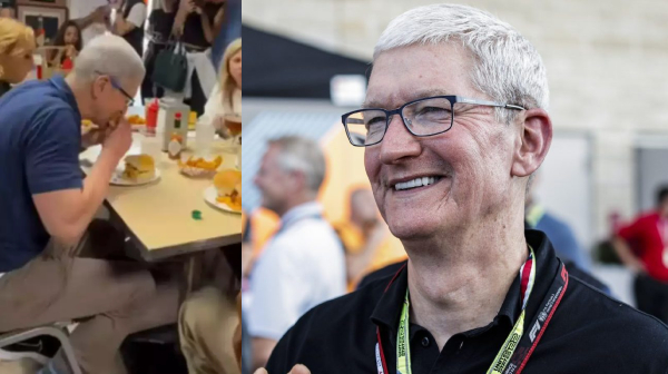 எவ்வளவு பெரிய ஆளு..! சாதாரணமா இருக்காரு.. வைரலாகும் ஆப்பிள் CEO டிம் குக்..! எவ்வளவு பெரிய ஆளு..! சாதாரணமா இருக்காரு.. வைரலாகும் ஆப்பிள் CEO டிம் குக்..!