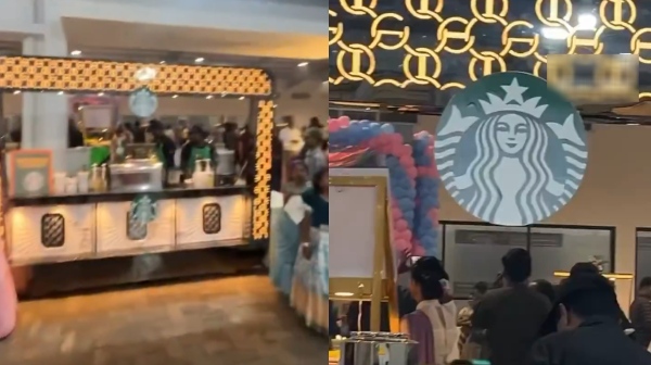 திருப்பூர் கல்யாணத்தில் Starbucks கடை? சேட்டை செய்யும் கொங்கு மக்கள்.. டிரெண்டிங் வீடியோ!!