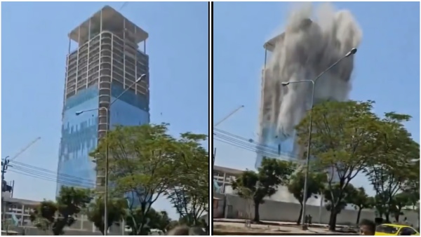 30 மாடி கட்டிடம் டமாள்.. குலுங்கிய மியான்மர் வீடியோ.. பாங்காக்-ல் அவசர நிலை..!!