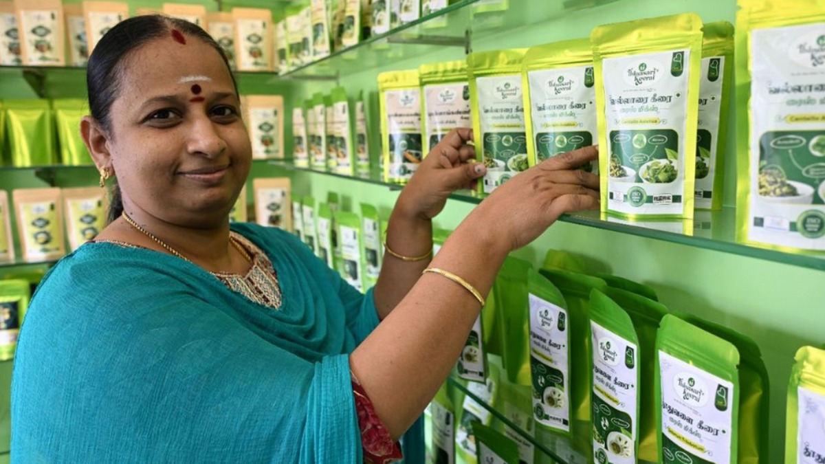 திருச்சி லட்சுமி ப்ரியா-வின் கீரை பொடி செம ஐடியா.. ’தினசரி கீரை’ நிறுவனம் உருவாக இது தான் காரணமா? திருச்சி லட்சுமி ப்ரியா-வின் கீரை பொடி செம ஐடியா.. ’தினசரி கீரை’ நிறுவனம் உருவாக இது தான் காரணமா?