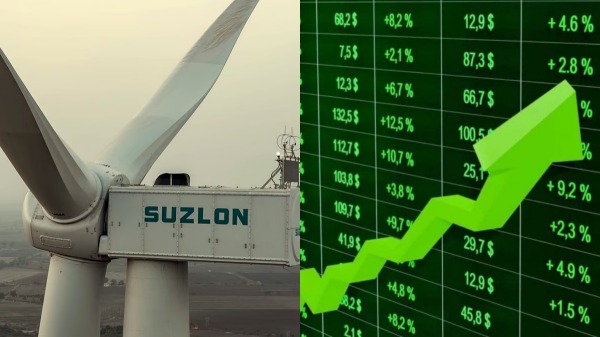 பங்குச்சந்தை ரத்தக்களறியில் லாபத்தை அள்ளிக்கொடுத்த Suzlon பங்கு..!!