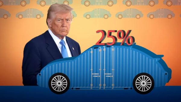 டிரம்ப் போட்ட ஒரே போடு.. வெளிநாடுகளில் தயாரிக்கப்படும் கார்களுக்கு 25% வரி விதிப்பு.. என்ன காரணம்?