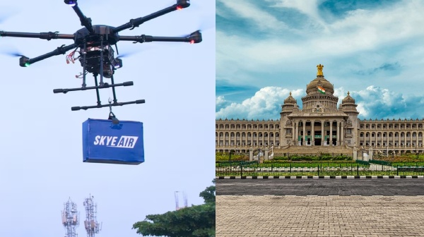 பெங்களூருவில் முதல் முறையாக டிரோன் டெலிவரி.. வீடு தேடி வந்து டெலிவரி செய்யும் டிரோன்கள்..