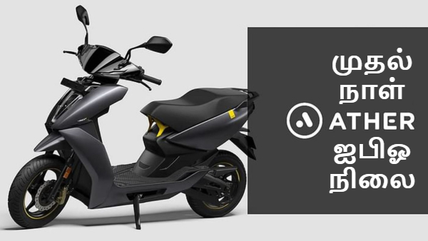 முதல் நாளில் சறுக்கியது ஏதர் எனர்ஜி.. வெறும் 12 சதவீதம்..!!