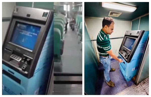 ஏடிஎம் எந்திரங்களோடு உலா வரும் ரயில்கள்...  இனி ஓடும் ரயிலிலும் பணம் எடுக்கலாம்..! 