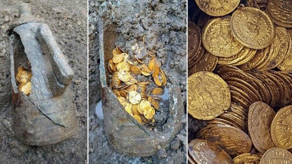 தங்க புதையல் கண்டெடுப்பு.. 50 ஆண்டுகளுக்குப் பின் வெளிவந்த 160 மில்லியன் டாலர் தங்க காயின்கள்..!!