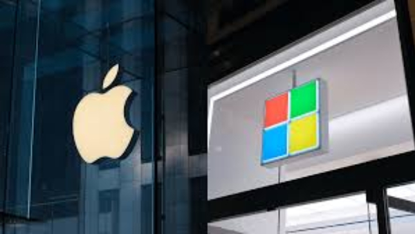 ஆப்பிளை பின்னுக்கு தள்ளி முதலிடம் பிடித்தது மைக்ரோசாப்ட்.. டிரம்பு தான் இதுக்கும் காரணம்..