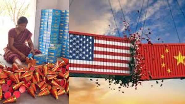 அமெரிக்கா – சீனா வர்த்தக போர்: சிவசாசி பட்டாசு உற்பத்தியாளர்களுக்கு கிடைத்துள்ள தொழில் வாய்ப்பு.