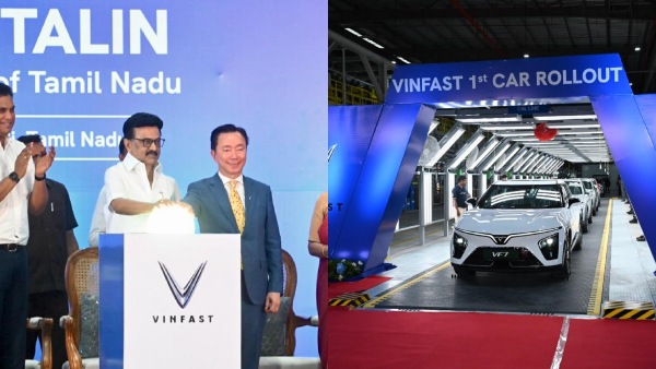 இனி தூத்துக்குடினா VinFast தான்-எலக்ட்ரிக் கார் ஆலையை திறந்து,முதல் காரில் கையெழுத்திட்டார் ஸ்டாலின்