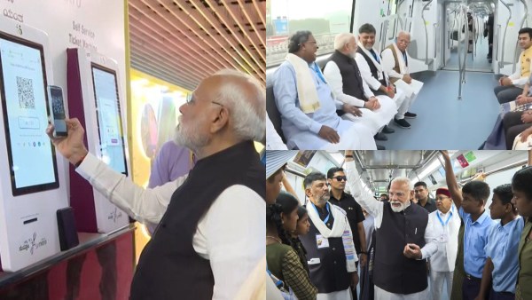 8 வருட போராட்டம்.. மோடி திறந்து வைத்த பெங்களூர் Yellow Line மெட்ரோ..!! ஐடி ஊழியர்கள் நிம்மதி..!!