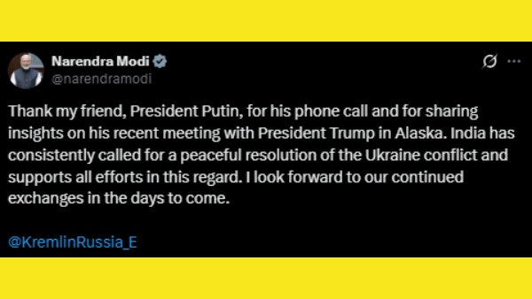 புடின் உடன் பேசிய மோடி.. டிரம்ப் உடன் நடந்தது தான் ஹைலைட்..!!