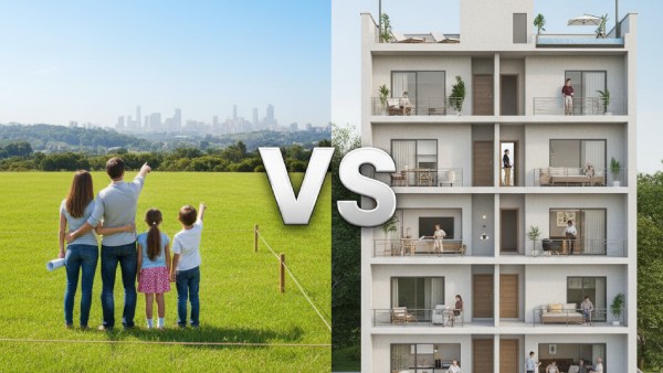 அடுக்குமாடி குடியிருப்பு Vs நிலம்: எந்த முதலீடு லாபம் தரும்? யாருக்கு எது பொருந்தும்?