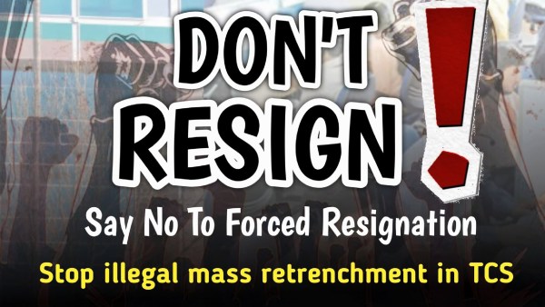 30 ஆண்டுகாலம் நிறுவனத்திற்காக உழைத்தவரை தூக்கி எறிந்த டிசிஎஸ்.. போராட்டத்தில் குதித்த ஊழியர்கள்..!