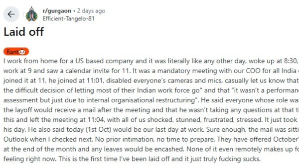 பேருக்கு தான் IT வேலை..ஆனா நரக வாழ்க்கை.. பணிநீக்கம் பெயரில் ஐடி நிறுவனங்கள் செய்யும் அட்டூழியம்..!