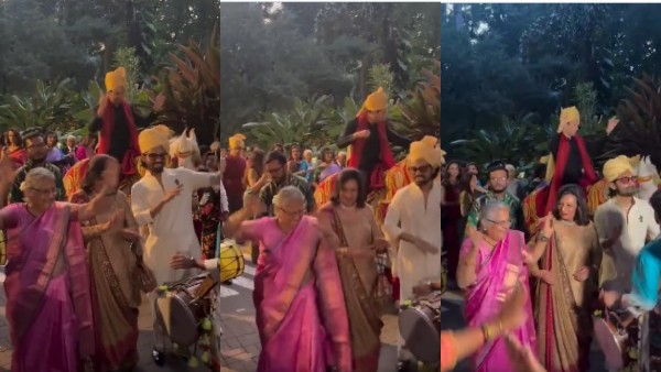 திருமண நிகழ்வில் நடனமாடிய சுதா மூர்த்தி..! 75 வயதிலும் குறையாத எனர்ஜி..!!