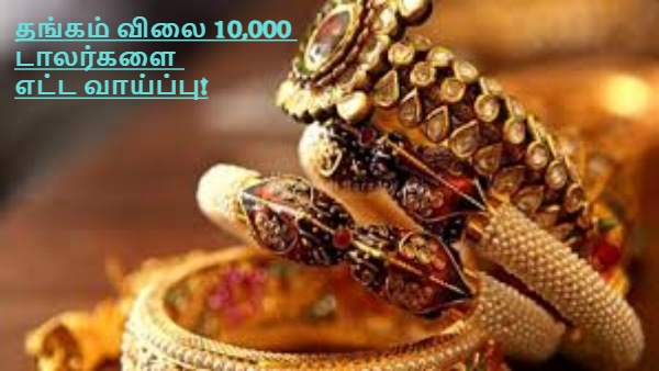 கையில் இருக்கும் தங்கத்தை 1 கிராம் கூட விற்காதீங்க.. தங்கம் விலை 10000 டாலராக உயர வாய்ப்பு..!!