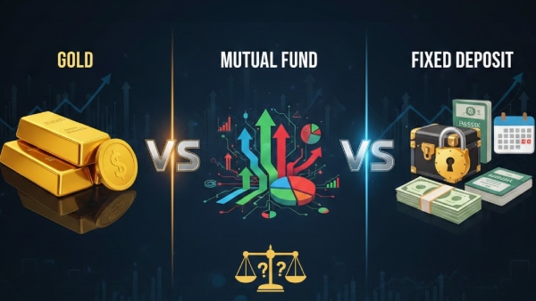 தங்கம் Vs மியூச்சுவல் ஃபண்டு Vs FD: 10 ஆண்டுகளில் எந்த முதலீடு பெரிய லாபம் தரும்? தங்கம் Vs மியூச்சுவல் ஃபண்டு Vs FD: 10 ஆண்டுகளில் எந்த முதலீடு பெரிய லாபம் தரும்?
