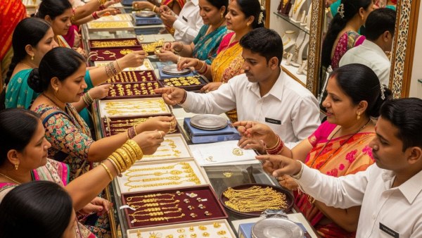 மீண்டும் ரூ.1 லட்சத்தை கடந்தது தங்கம்!! ஒரே நாளில் 2 முறை விலை உயர்ந்ததால் மக்கள் அதிர்ச்சி!!