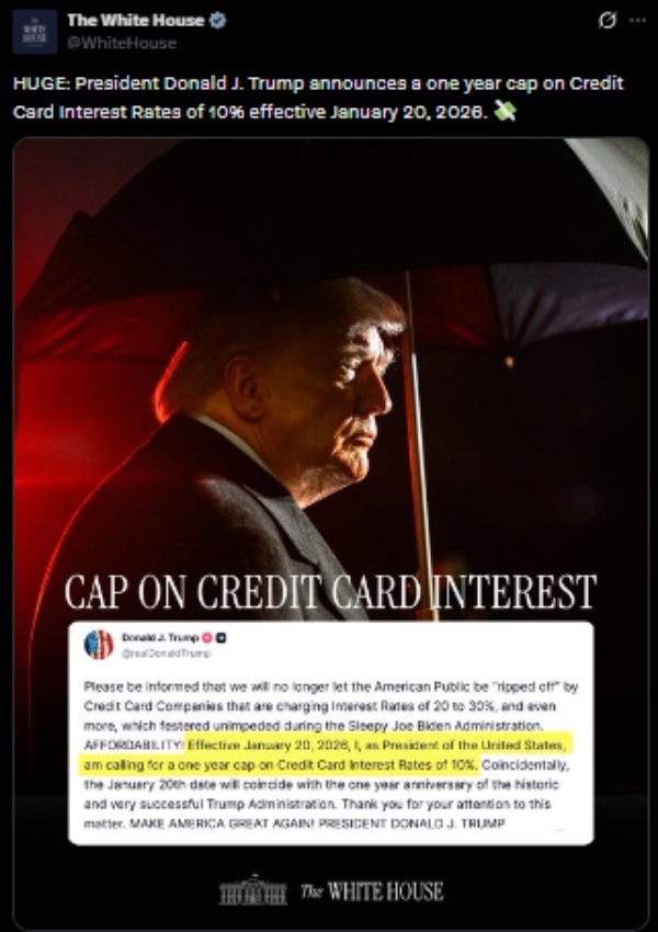 டிரம்பின் புதிய அறிவிப்பு! திங்கட்கிழமை காத்திருக்கும் அதிர்ச்சி.. கிரெடிட் கார்டு நிறுவனங்கள் பீதி!