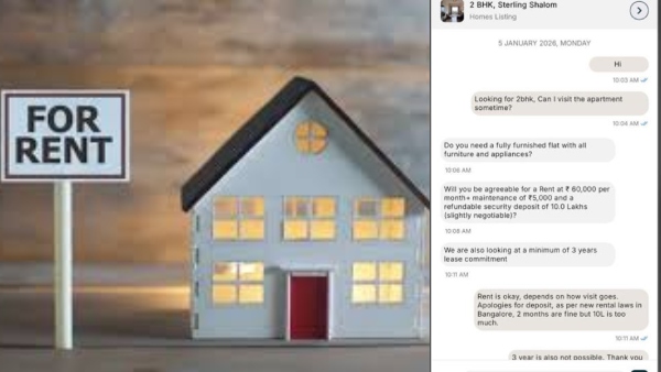 வீடு வாடகைக்கு கேட்டா..! விலைக்கே தராங்களோ!! அட்வான்ஸ் தொகையை கேட்டு ஆடிப்போன இளைஞர்!! வீடு வாடகைக்கு கேட்டா..! விலைக்கே தராங்களோ!! அட்வான்ஸ் தொகையை கேட்டு ஆடிப்போன இளைஞர்!!